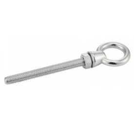 PITON À ŒIL FILETÉ AVEC ÉCROU EN INOX A4 – DE 6 MM À 12 MM