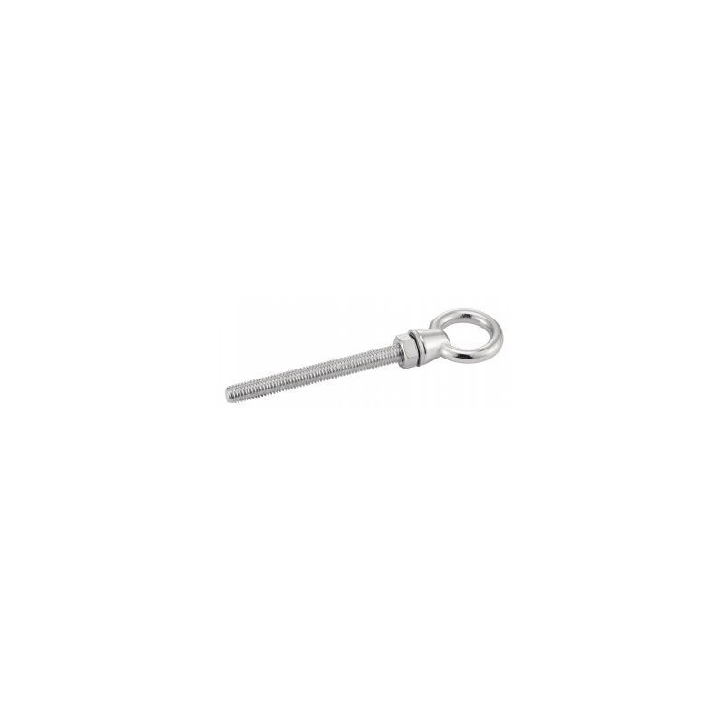 PITON À ŒIL FILETÉ AVEC ÉCROU EN INOX A4 – DE 6 MM À 12 MM