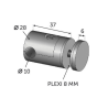 CONNECTEUR EN INOX 316 POSE PLEXI 8MM SUR Ø10MM - www.esse.fr