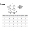 SERRE-CABLES PLATS DUPLEX ACIER OU INOX Ø 2 À Ø 10 - www.esse.fr