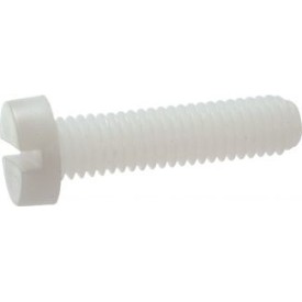 VIS TÊTE CYLINDRIQUE FENDUE EN NYLON 6.6 - TYPE DIN 84